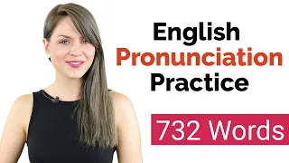 English Pronunciation Practice | Vowel Sounds | 732 Words | Improve Your British Accent