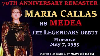 Maria Callas: The Legendary 1953 Florence Medea (BEST Sound)