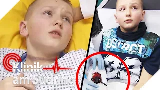 Würgemale und eine Schere IM ARM: Wer quält Jonas (9) ? | Klinik am Südring | SAT.1