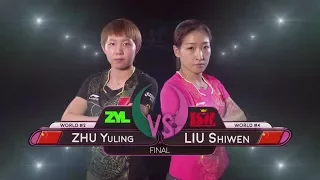 2017 Women's World Cup (Final) ZHU Yuling Vs LIU Shiwen [Full Match/English|HD1080p]