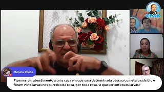 O que seriam larvas vistas nas paredes de uma casa de uma pessoa que cometeu suicídio? Jorge Elarrat