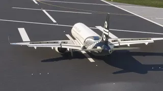 Scary landing Air New Zealand plane at most dangerous Winnipeg Intl