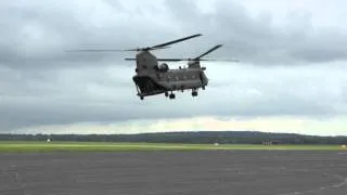 Chinook rolling display at RAF Odiham June 2012