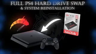 Full PS4 Hard Drive Swap & Software Reinstallation - 2021 Version 8.03