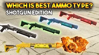 GTA 5 ONLINE : WHICH IS BEST AMMO TYPE? (SHOTGUN EDITION)