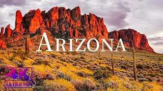 FLYING OVER ARIZONA ( 4K UHD ) • Stunning Footage, Scenic Relaxation Film with Calming Music