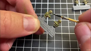 Australian Army LAV-25 build part 13 painting the crew commanders. from battlefront miniatures.