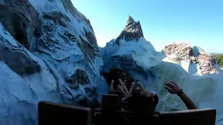 Expedition Everest Roller Coaster - Disney World Animal Kingdom - POV Back Seat