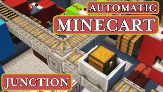 Automatic Minecart JUNCTIONS in Minecraft