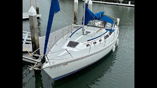 1989 Catalina 34 sailboat for sale San Diego, California video walkthrough