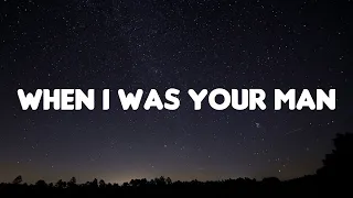 Bruno Mars - When I Was Your Man (Mix Lyric Video) | John Legend, Sam Smith,...