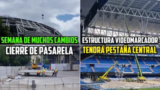 🚨 LA ESTRUCTURA del VIDEOMARCADOR CRECE 💥 OBRAS del SANTIAGO BERNABÉU [16 MAYO 2023]