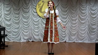 Гилазова Элина русская народная песня "Уморилась"