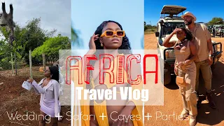 AFRICA Travel Vlog - Kenya, Mombasa, Nairobi | Wedding + Safari + Caves + Parties | LOAFERETTE