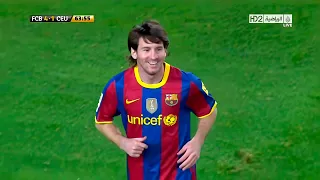 Lionel Messi vs Ceuta (CDR) (Home) 2010-11 English Commentary HD 720p50