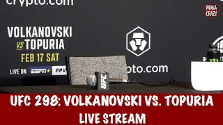 UFC 298: Volkanovski vs. Topuria Media Day Live Stream