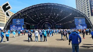 Walking the 2024 NFL Draft in Downtown Detroit (Day 1)