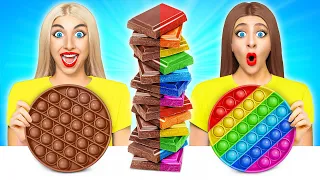 Desafío De Comida Real vs. De Comida Chocolate #7 por Multi DO Challenge