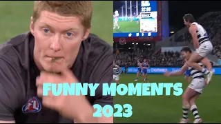 AFL FUNNIEST MOMENTS IN 2023