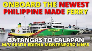 Brand New Philippine Made Ferry | M/V Santa Editha of Montenegro Lines | Batangas to Calapan