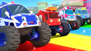 Super Monster Truck Rescue Team | Monster Cars | Kids Song | BabyBus - Cars World