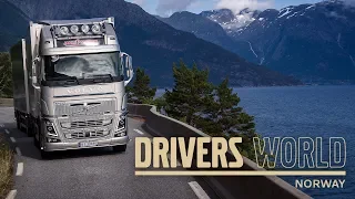 På svingete veier med levende fisk over Hardanger | Volvo Trucks Norge