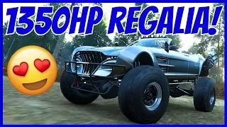 Forza Horizon 4 - 1350HP Regalia Type D Customization + Offroading!