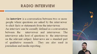 BJMC4303 | RADIO JOURNALISM & PRODUCTION | LECTURE 17