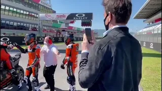 Toto Wolff filming Susie | Wholesome 🥰