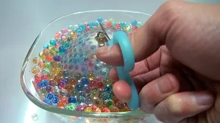 オービーズ5555個で風船スクイーズ作ってみた  Orbeez Balloon Experiment