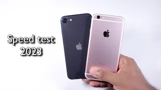 iPhone 6s vs iPhone SE 2020 SPEED TEST in 2023 🔥 iPhone 6s iOS 15 vs iPhone SE 2020 iOS 16 in 2023