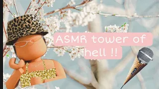 *LOFI ASMR Roblox tower of hell (mic nibbling, layered mouth sounds) 🥺✨