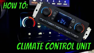 How to Replace Your Climate Control Unit Silverado/Sierra 03-07 GM/GMC