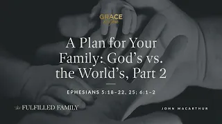 A Plan for Your Family: God's vs. the World's, Part 2  [Audio Only]