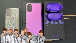 BTS Edition Samsung Galaxy S20+ and Galaxy Buds+ Unboxing First Impressions