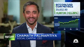 Bitcoin will reach $100K, then $150K, then $200K  Says Billionaire CEO Chamath Palihapitiya.
