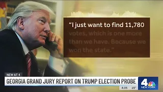 Georgia Grand Jury Report on Trump Election Probe | NBC New York