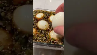 They call this drug eggs in Korea because these are so addictive!! 😳🥚🔥 Day 10 of Korean food