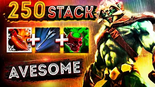 250 STACK [Burning Spear + Marksmanship + Torture Pipe] = AWESOME DAMAGE CHC 7.29d I Dota 2