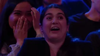 Testa scares the Judges with a suspenseful Audition
