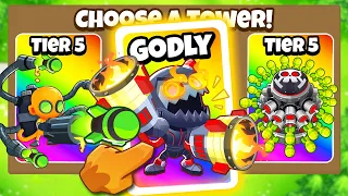 Choose Your MODDED TOWER in BTD 6!