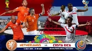 Голландия - Коста-Рика [FIFA WORLD CUP 2014 Brazil] 1/4 финала