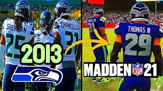 I Put The 2013 LOB Seattle Seahawks In Today's NFL...