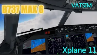 Vatsim EVENT Control || Xplane11 || Новосибирск - Москва || B737 MAX 8 Pobeda