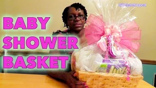 DIY Baby Shower Gift Basket Tutorial - GiftBasketAppeal
