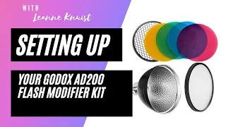 Get creative with your Godox AD200Pro's Flash Modifier Kit AD-S11/S12 Flash Gel+Grid Pack+AD-S2