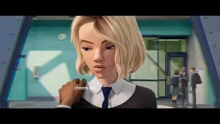 into the spiderverse: shoulder touch scene // meme (read description)