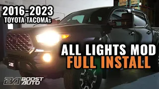 2016-2023 Toyota Tacoma All Lights Mod (Keep Fogs on with High Beams)