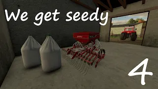 Getting fields re-seeded - The Old Stream Farm  E4 - Lets Play FS22 - Farming Simulator