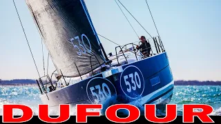 The Dufour 530 -  volume, performance in a large family cruiser.